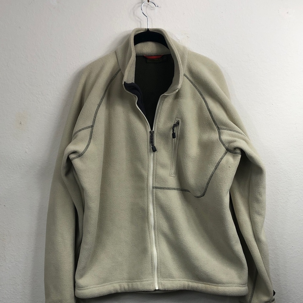 Timberland Weathergear Polar Fleece Zip-up Gorpcore Jacket Green Men Large